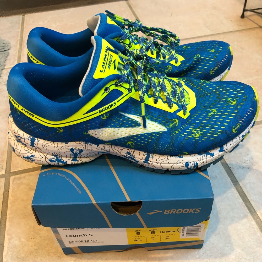Brooks Launch5 Boston Marathon Edition Sz 9 - Picture 1 of 8